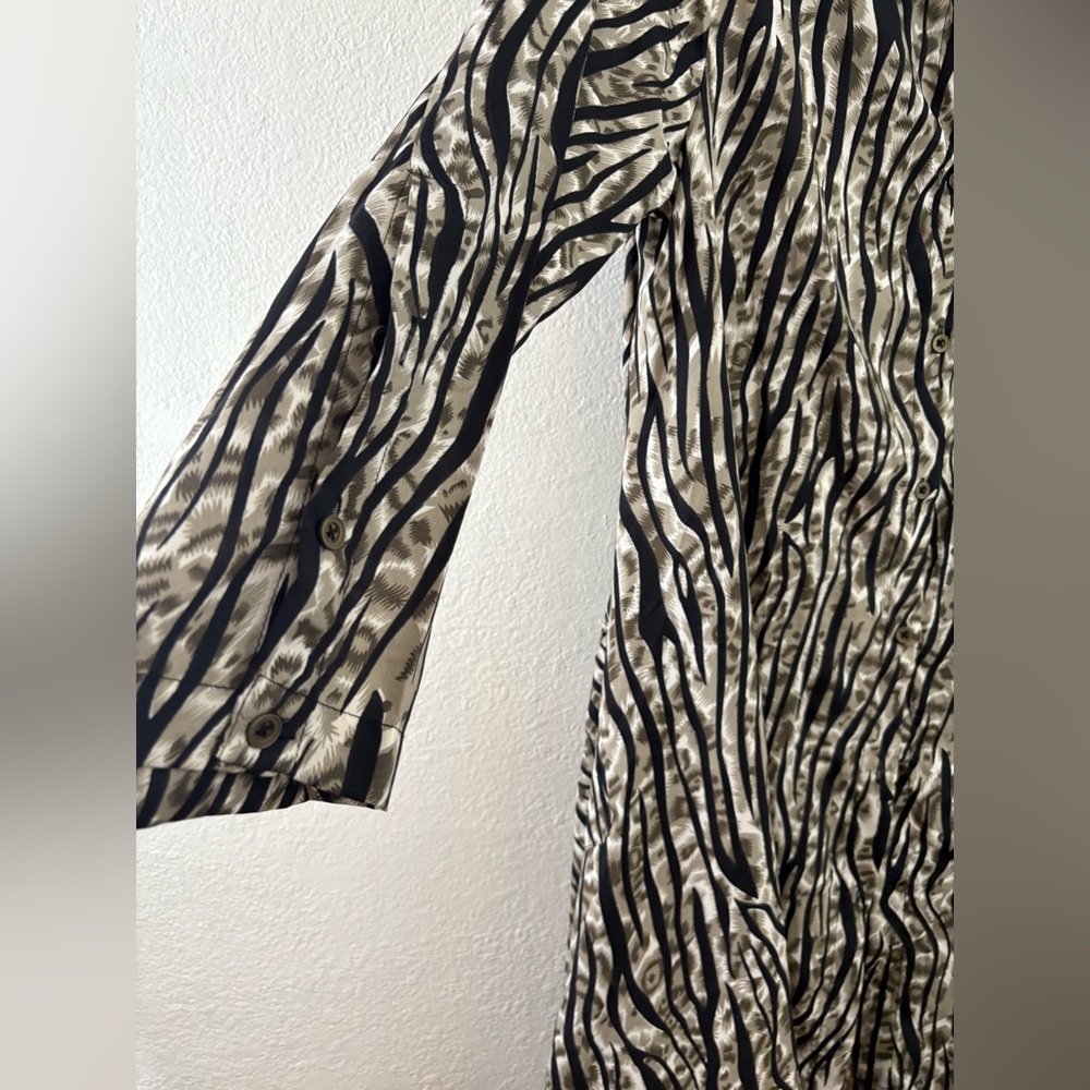 Step in Style asymmetric lagenlook tunic with a patchwork print size M - Picture 7 of 8